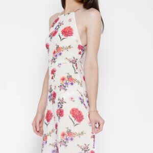 NWT Forever 21 Strappy Backless Floral Maxi Dress